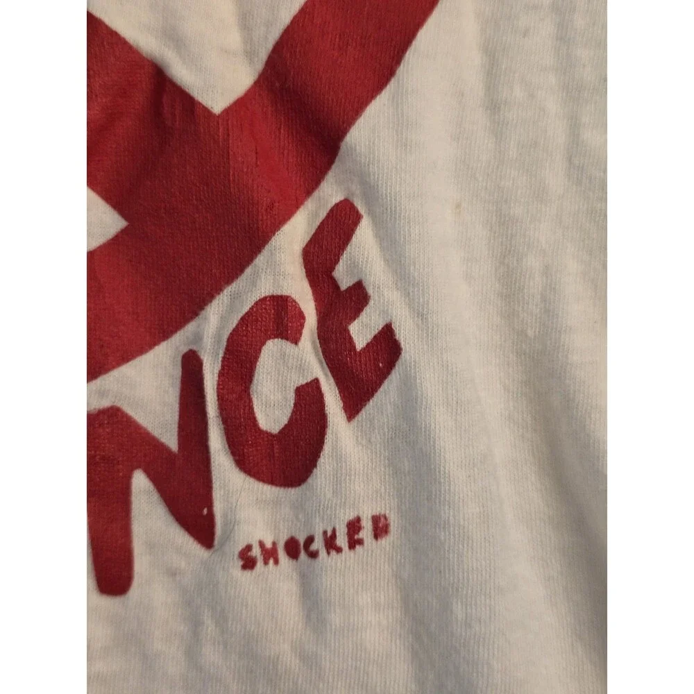 Vintage 90s John Lennon T-Shirt Graphic Give Peace A Chance USA Made Fruit Loom - Picture 15 of 16